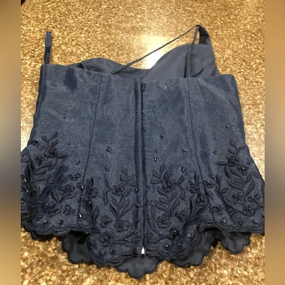 Mori Lee Two Piece Formal Dress Size 3/4 - Picture 3 of 11